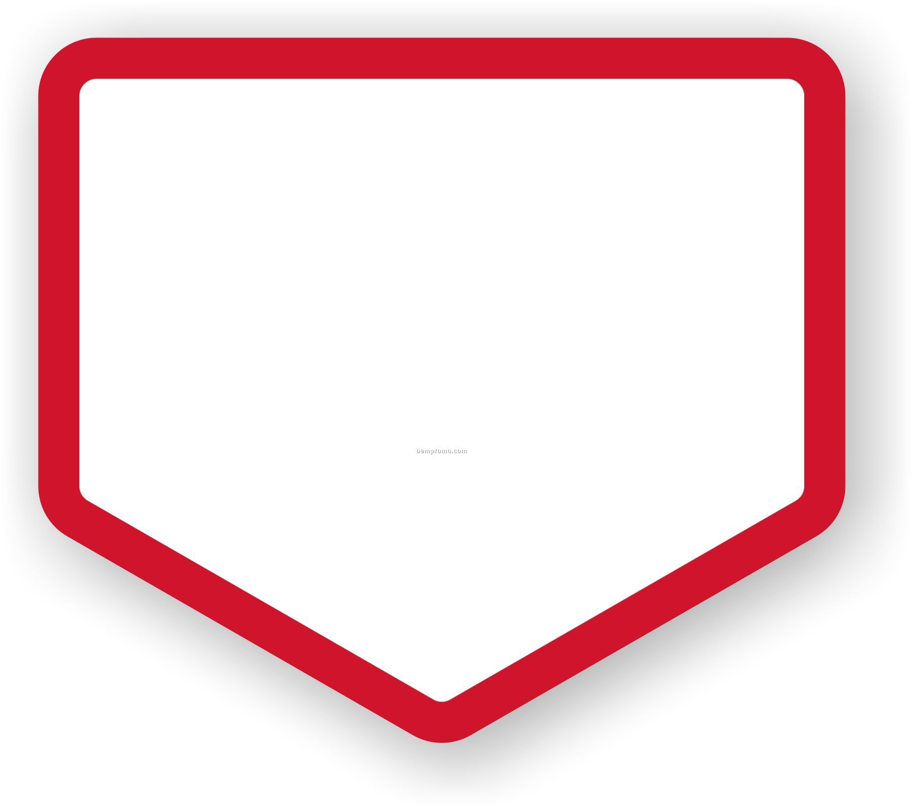Home plate baseball clipart