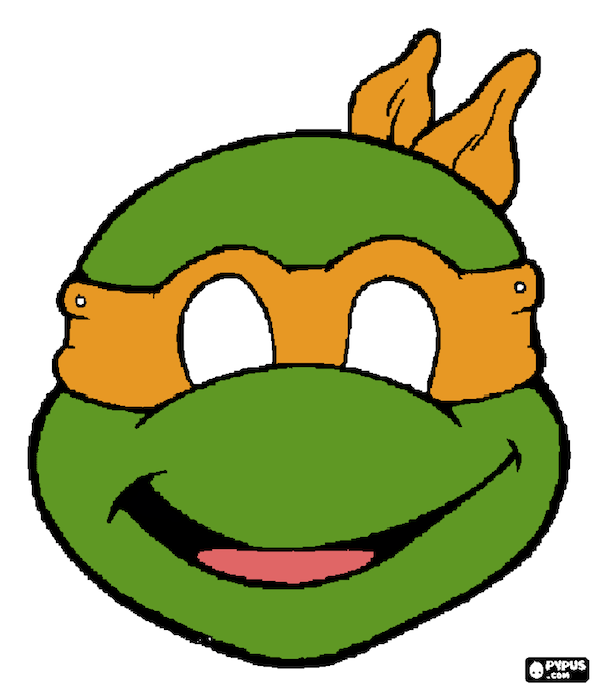 10 Best Images of Ninja Turtle Mask Printable Format - Ninja ...