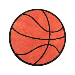 Sports Ball-themed Multi Cotton Rug (3' Round) | Overstock.
