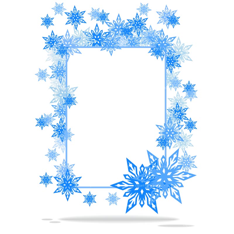 Snowflake Frame Clipart