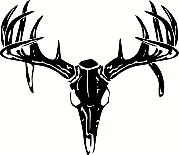 Tribal Deer Skull Clipart