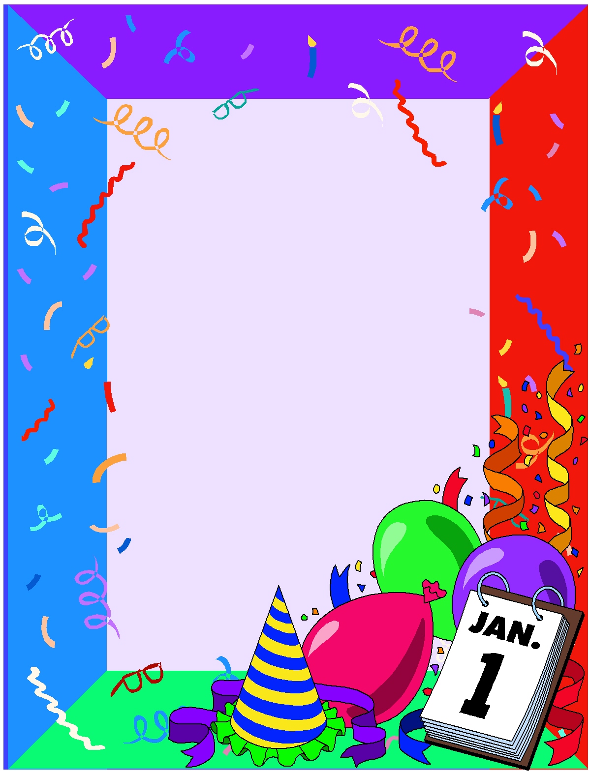 New Year S Borders Clipart - ClipArt Best - ClipArt Best