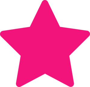 Pink Star Clipart