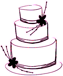 Clip Art Wedding Cake Clipart