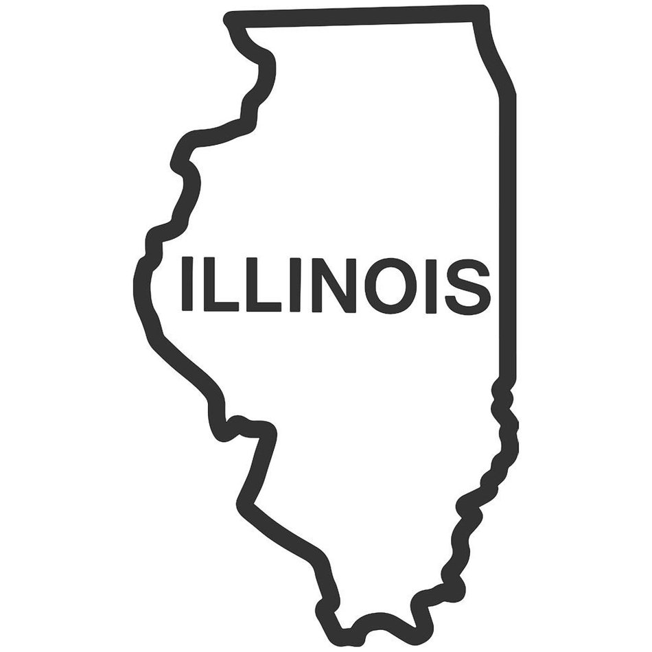 Illinois State Outline Clipart - Free to use Clip Art Resource