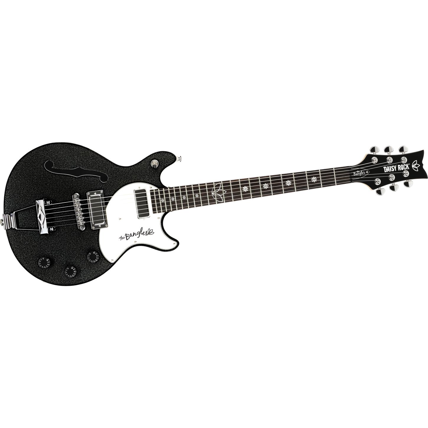 Electric Guitar Black And White Clipart