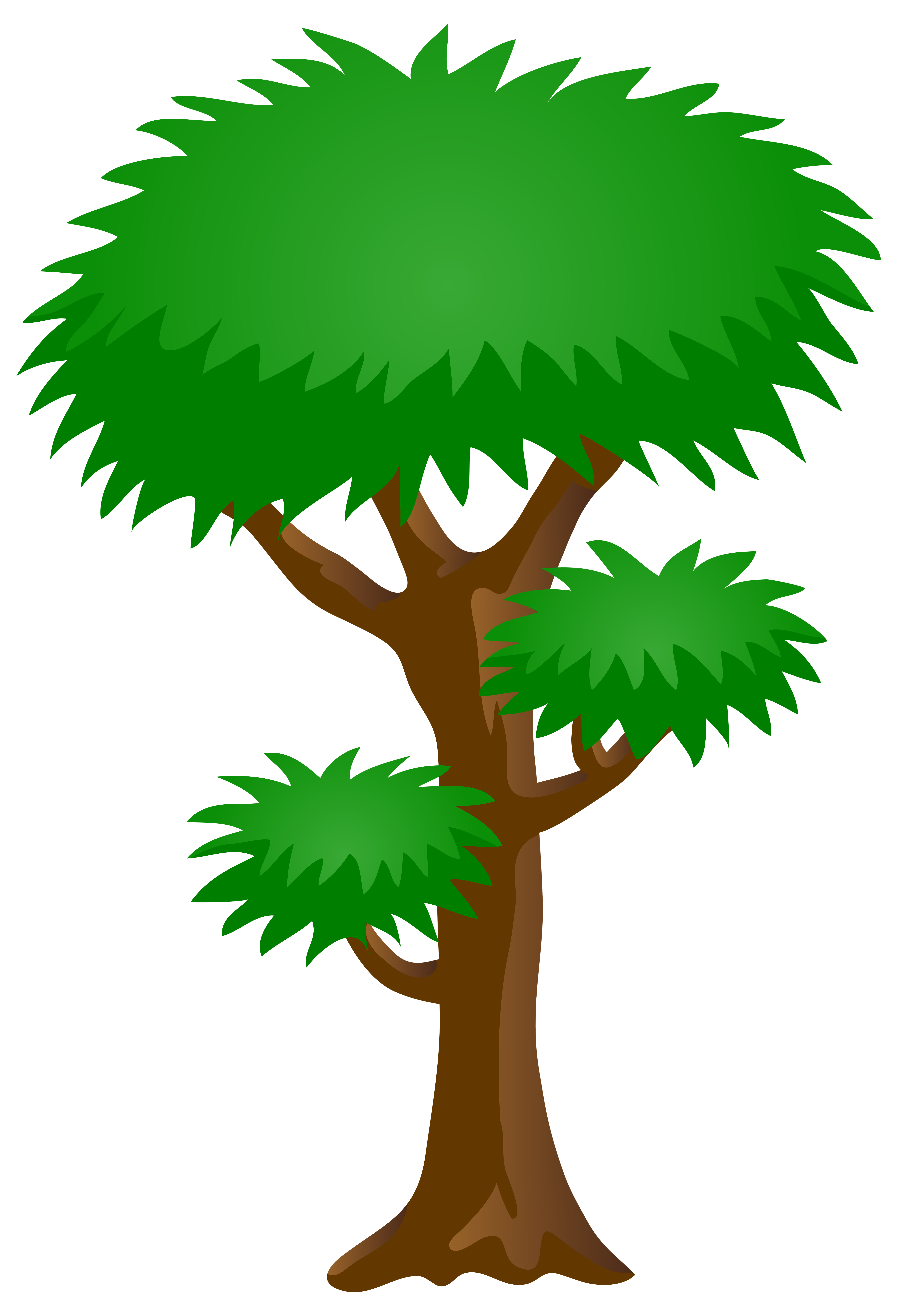 Green Tree PNG Clip Art Image