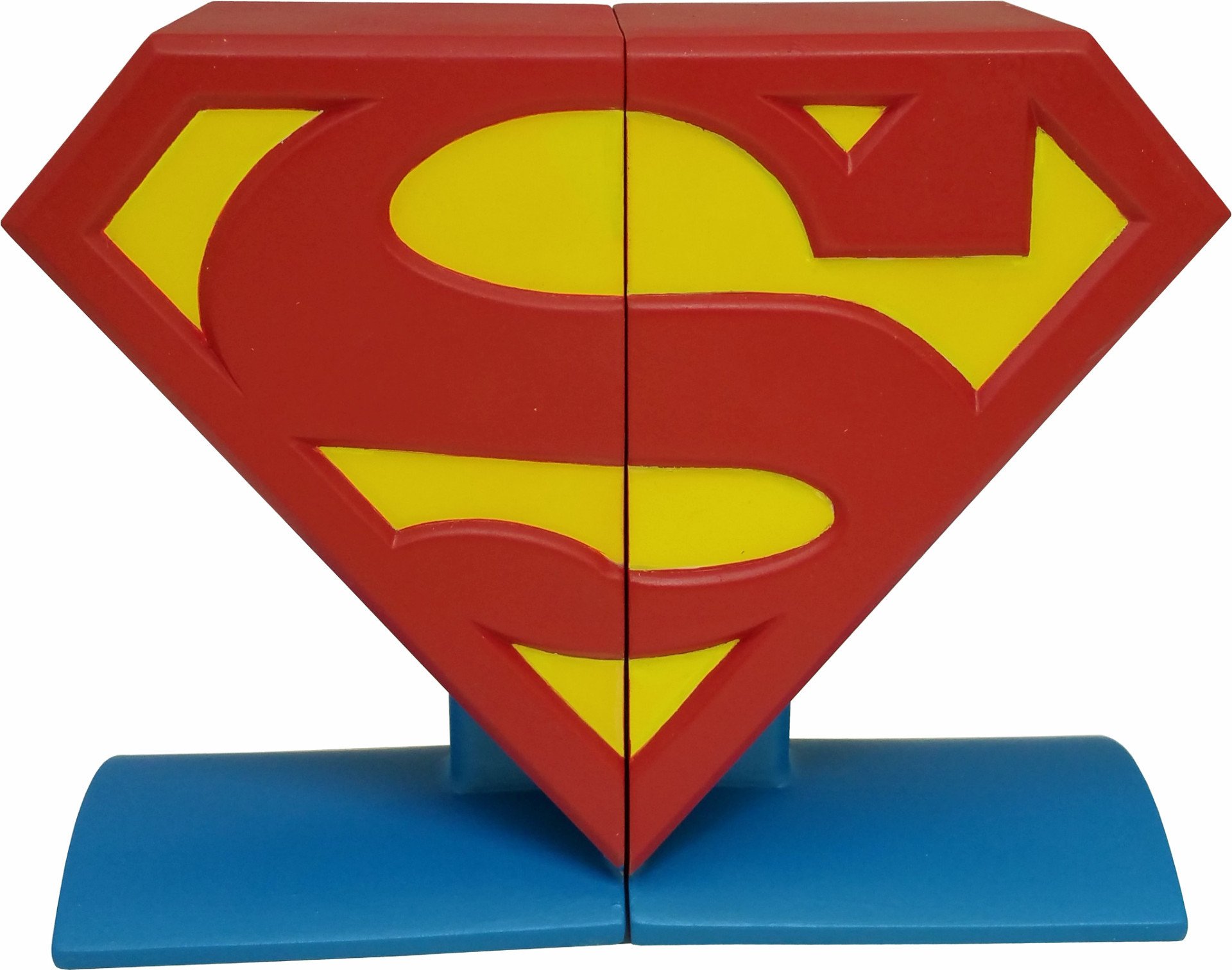 DC Comics Superman Logo Bookends – Icon Heroes