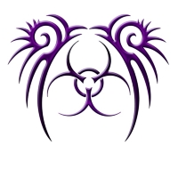 Tribal Biohazard Tattoo - ClipArt Best - ClipArt Best