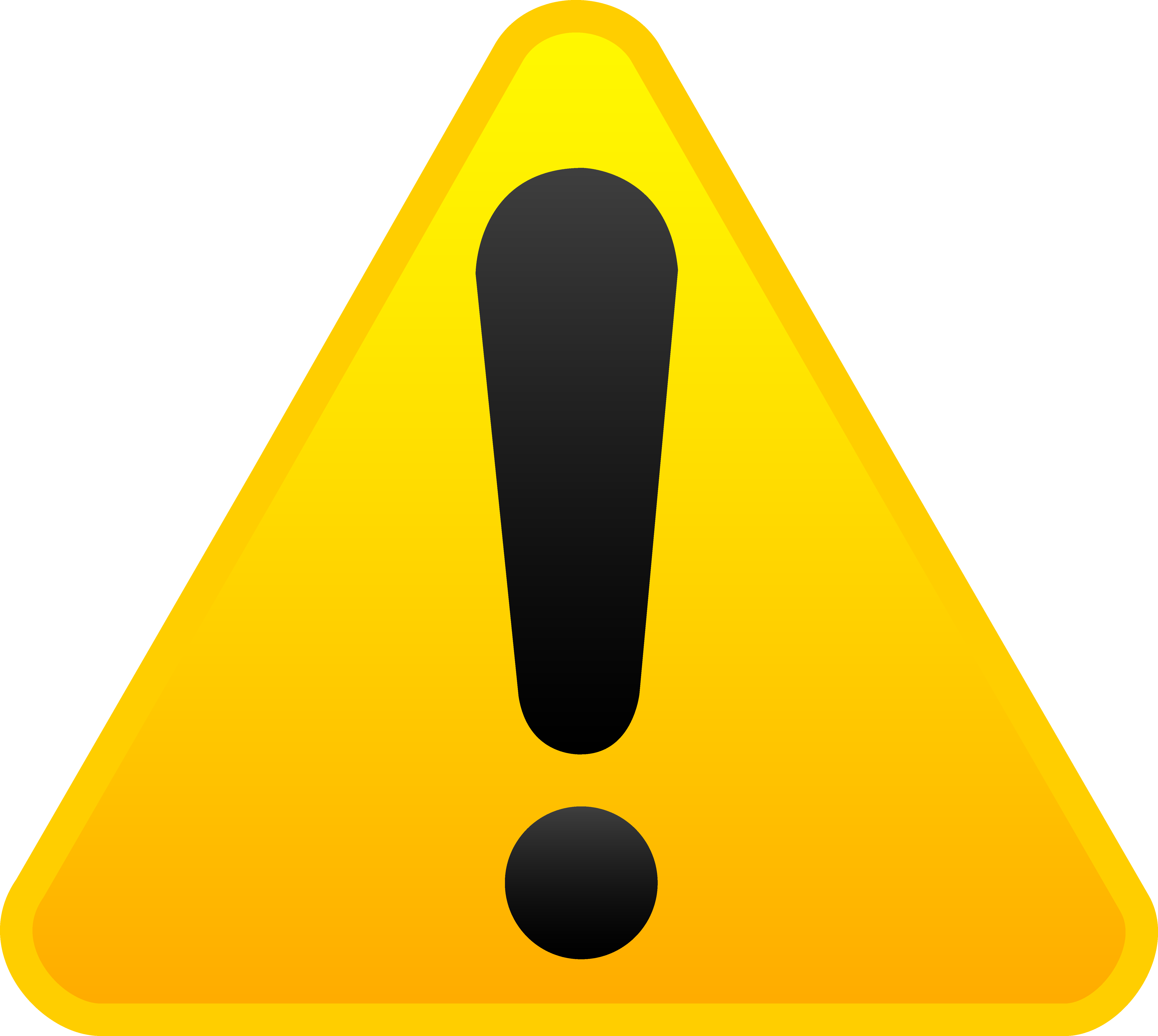 Caution Vector Icon Clipart - Free to use Clip Art Resource
