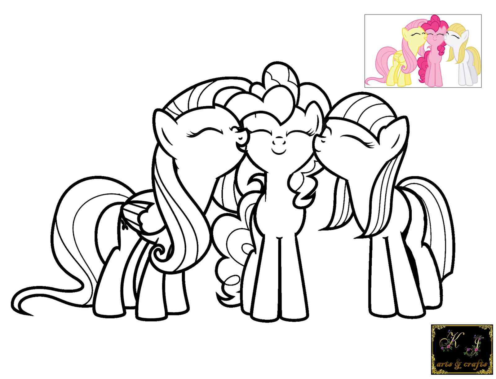 pinkie lili coloring pages - photo #28