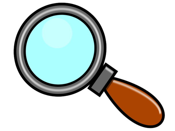 Clip art magnifying glass