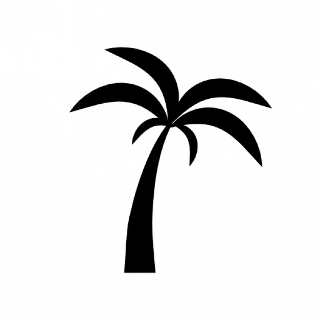 Palm tree silhouette 2 Icons | Free Download
