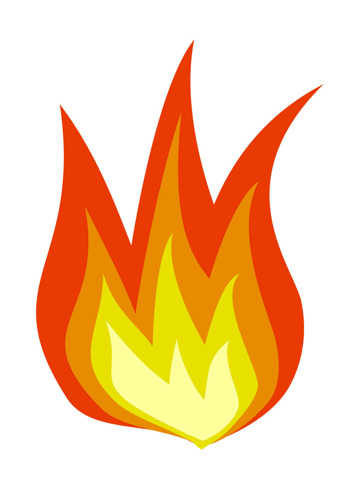 Holy spirit flames clipart
