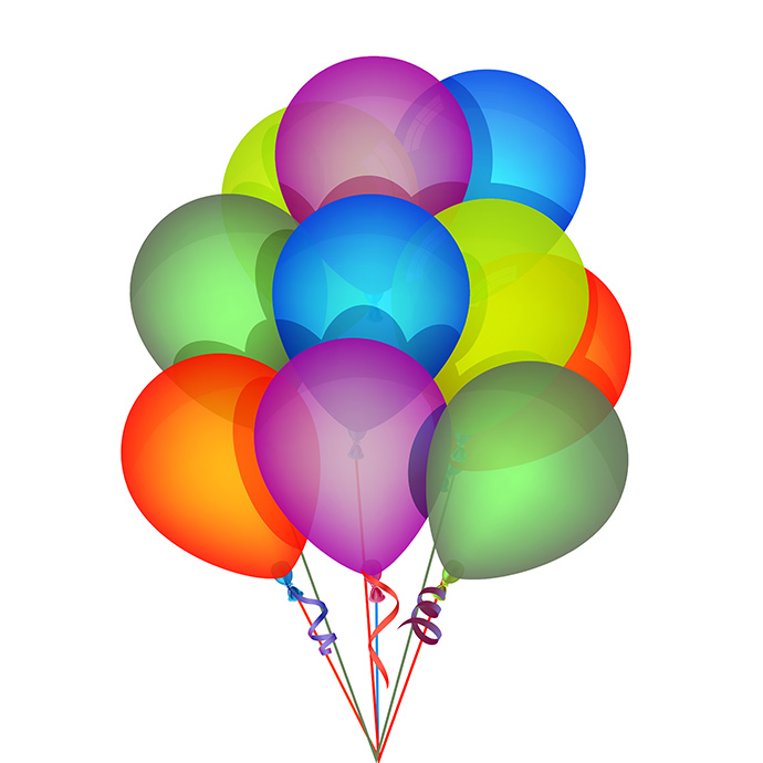 Happy birthday balloons clipart - Clipartix
