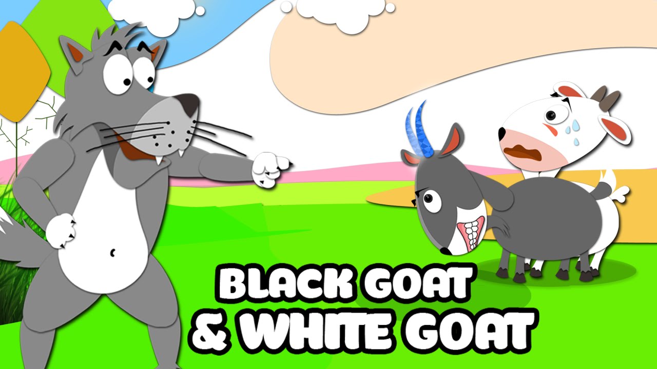 Two Goats and a Wolf Cartoon for kids - Two Little Goats And A ...