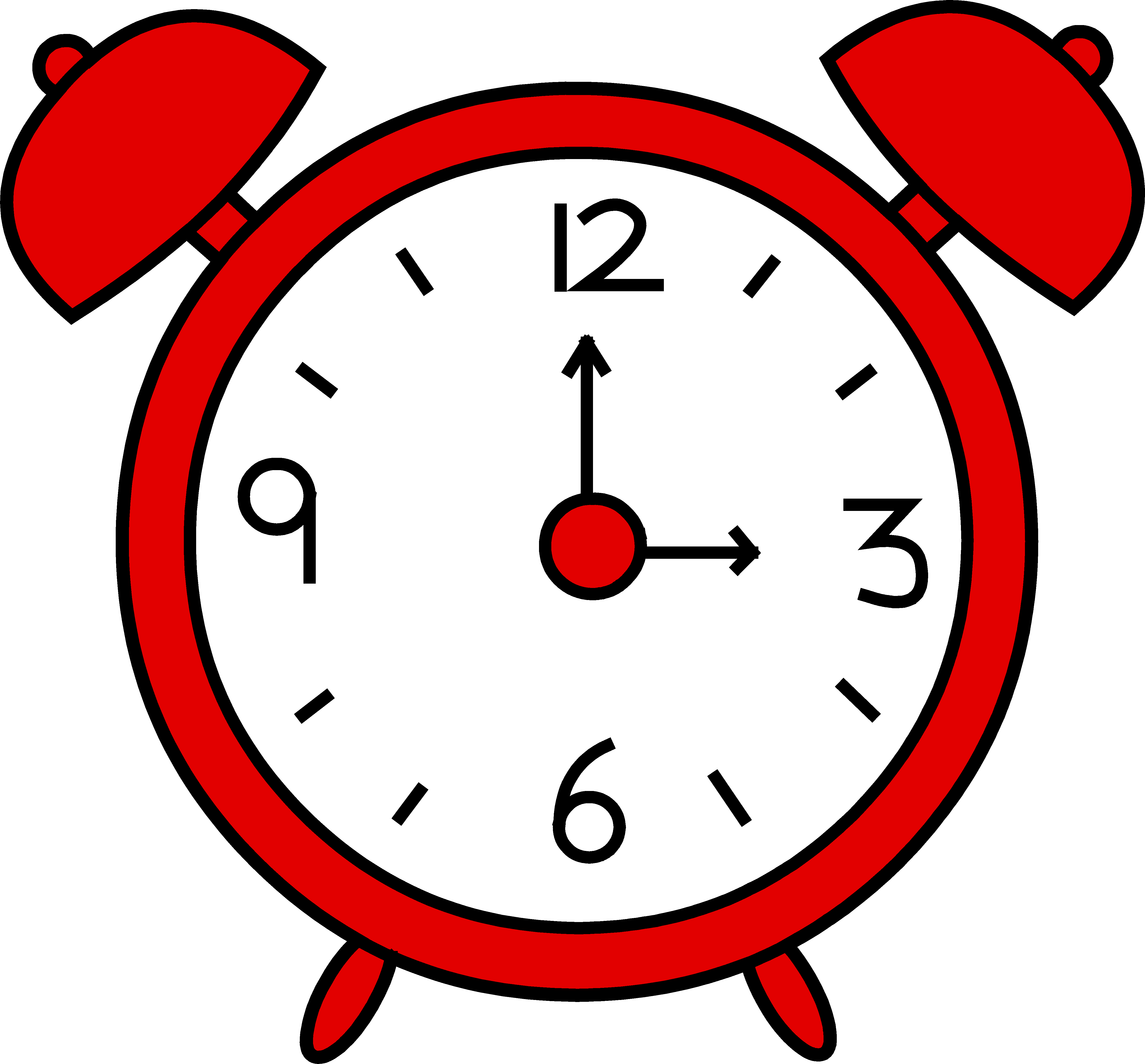 Free animated alarm clock clipart
