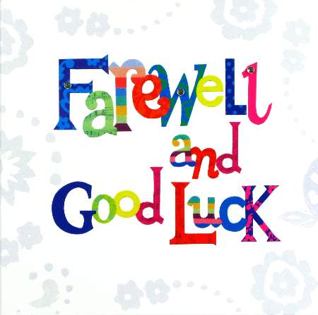 Farewell Good Luck Clipart