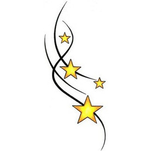 1000+ images about Shooting star tattoos | Moon star ...
