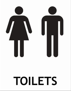 Toilet signs, Signs and Toilets