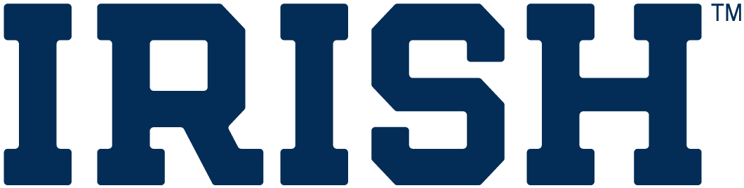 Notre Dame Fighting Irish Wordmark Logo - NCAA Division I (n-r ...