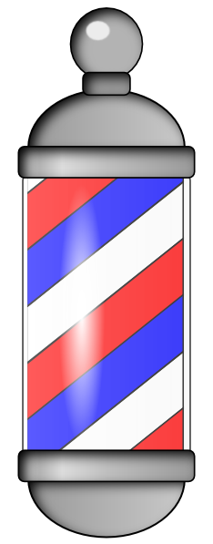 Free Barber Shop Pole Clip Art