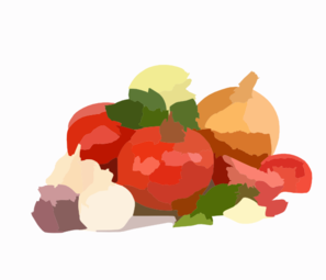 Organic Vegetables clip art - vector clip art online, royalty free ...