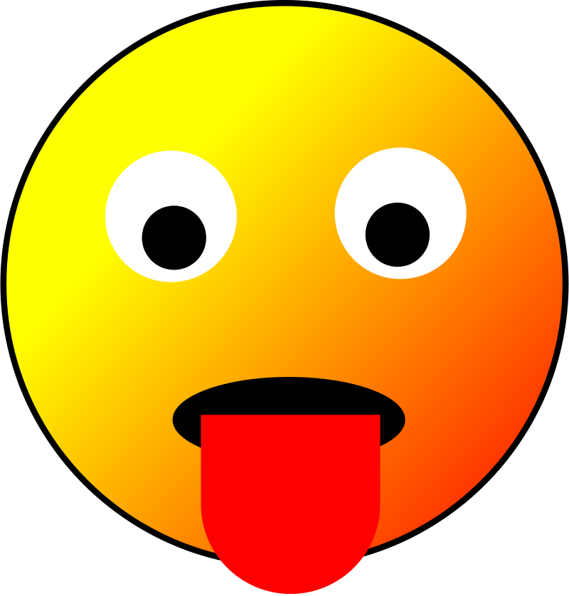 Clipart - Tongue smiley ...