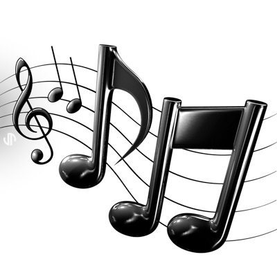 music note graphics and comments