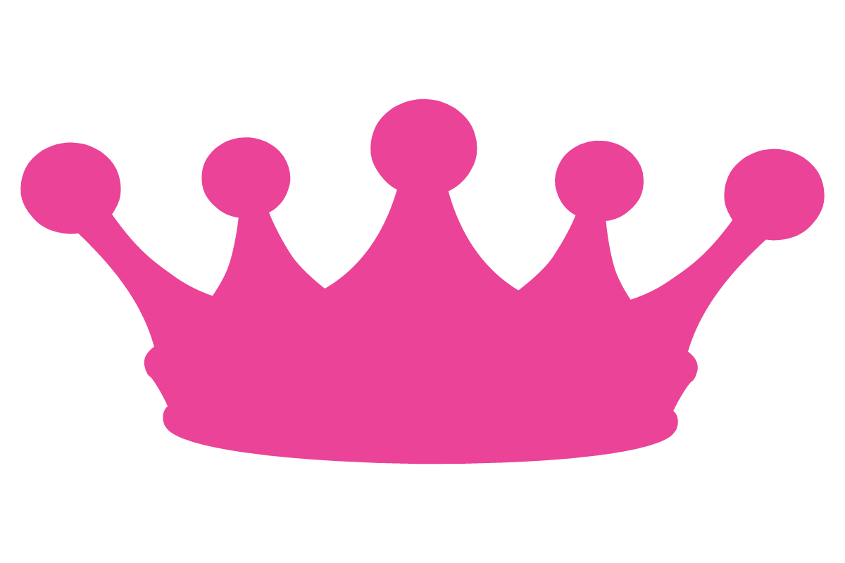 Pink Princess Crown Wallpaper