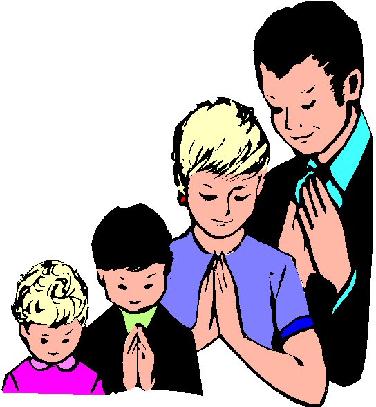 clipart of family praying together - photo #3