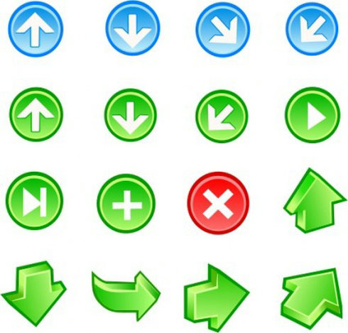 Free Vector Arrow Icons | Free Vector Download - Graphics,
