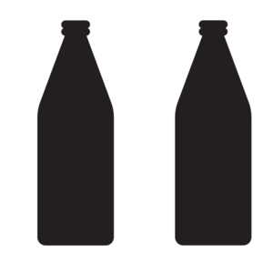 Two Soda Bottles clip art - vector clip art online, royalty free ...