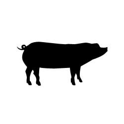 Farm Animal Silhouette - ClipArt Best