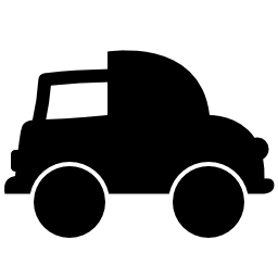 Car side view vector icon | Free Transport icons