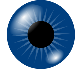 Dark Blue Eye clip art - vector clip art online, royalty free ...