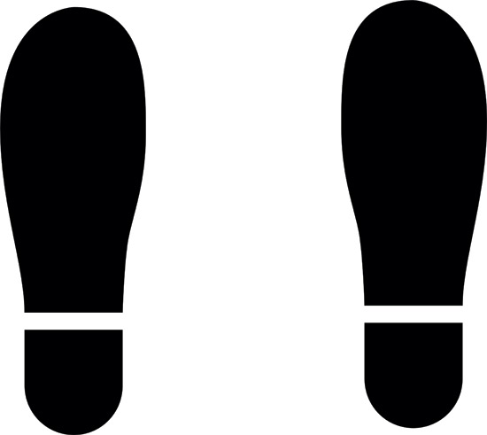 Footprint Shoe - ClipArt Best