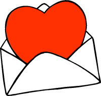 Free heart clipart graphics. Hearts, love, garland, envelope, flag ...