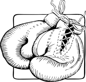 Large Boxing Gloves clip art - vector clip art online, royalty ...