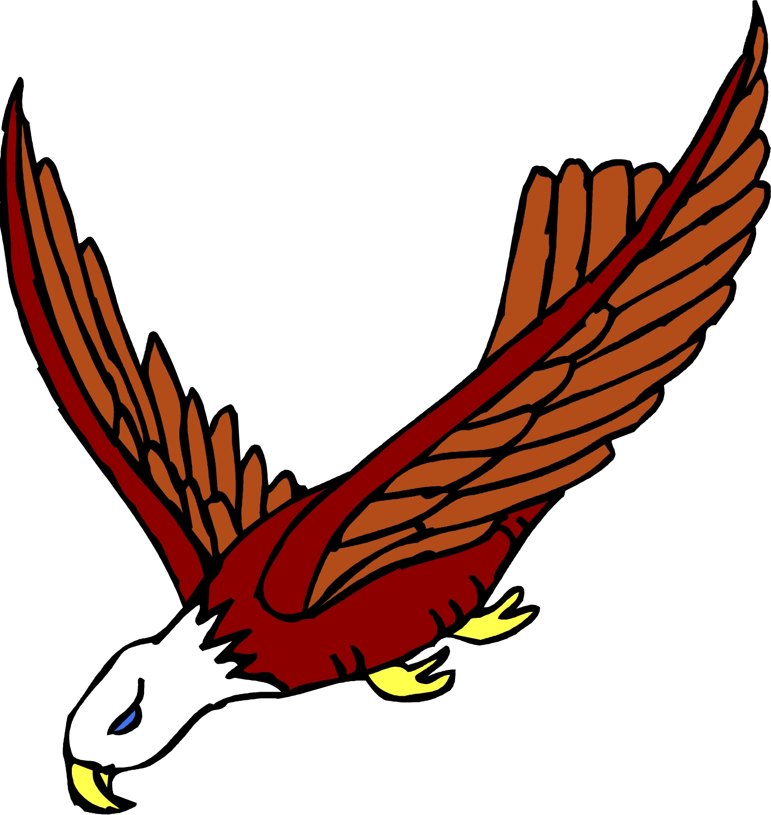 free animated eagle clip art - photo #39