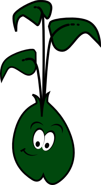 Bean Sprouts Vector Clip Art