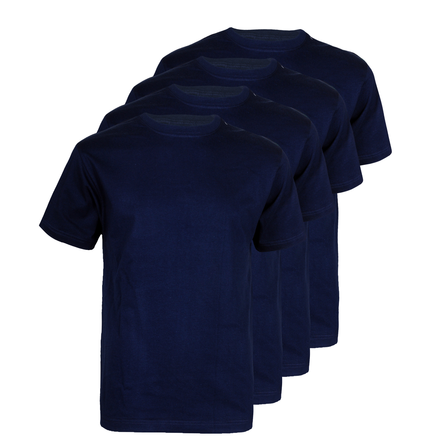 Shmack Basic Blank (4er Pack) T-shirt Navy 89485 at Hoodboyz