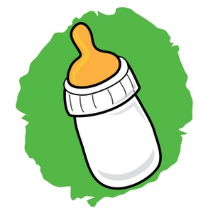 Baby Toys And A Bottle Clipart Picture