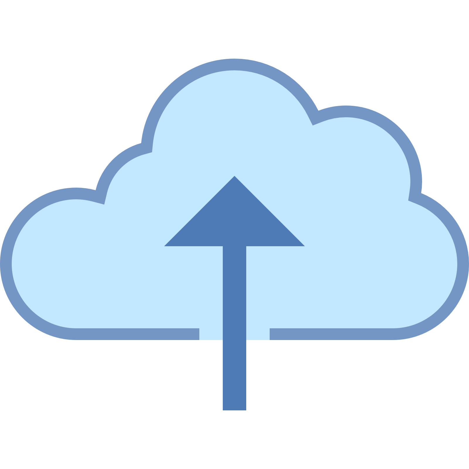 Upload to the Cloud Icon - Free Download at Icons8
