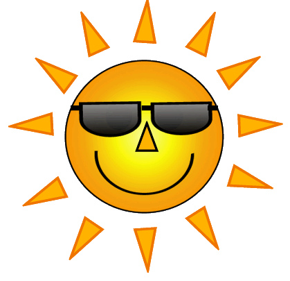 Best Sun With Sunglasses #10080 - Clipartion.com