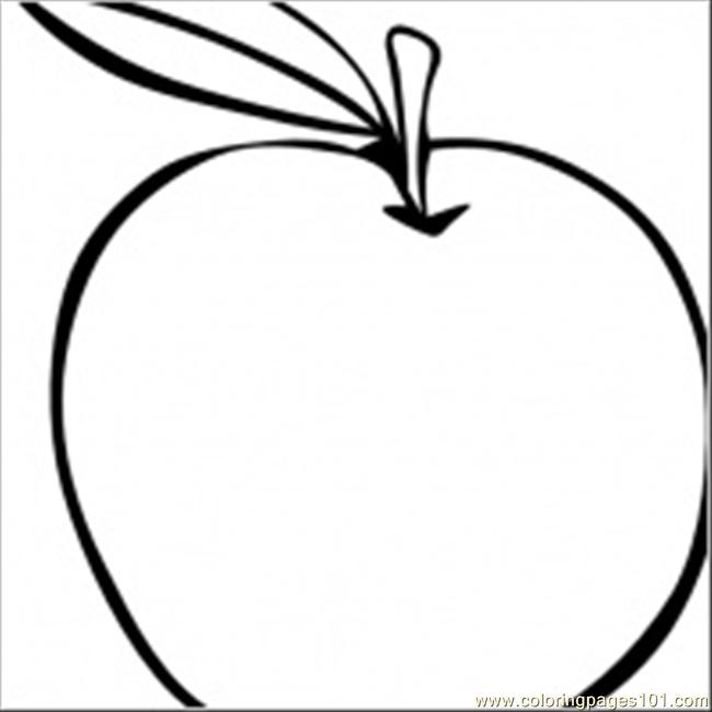 Best Photos of Apple Fruit Coloring Pages - Apple Coloring Pages ...