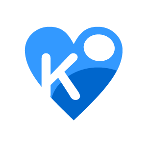 Heart Clipart - Blue Alphabet K with Black Background | Download ...