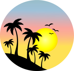 Hawaiian Palm Tree Clip Art - Free Clipart Images