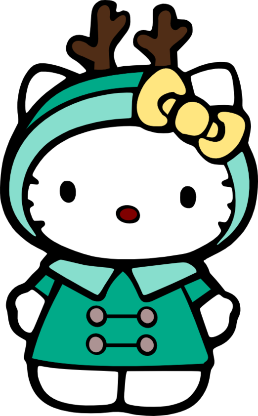 Hello Kitty Bow Svg Template Clipart - Free to use Clip Art Resource