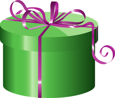 Gift box clipart free